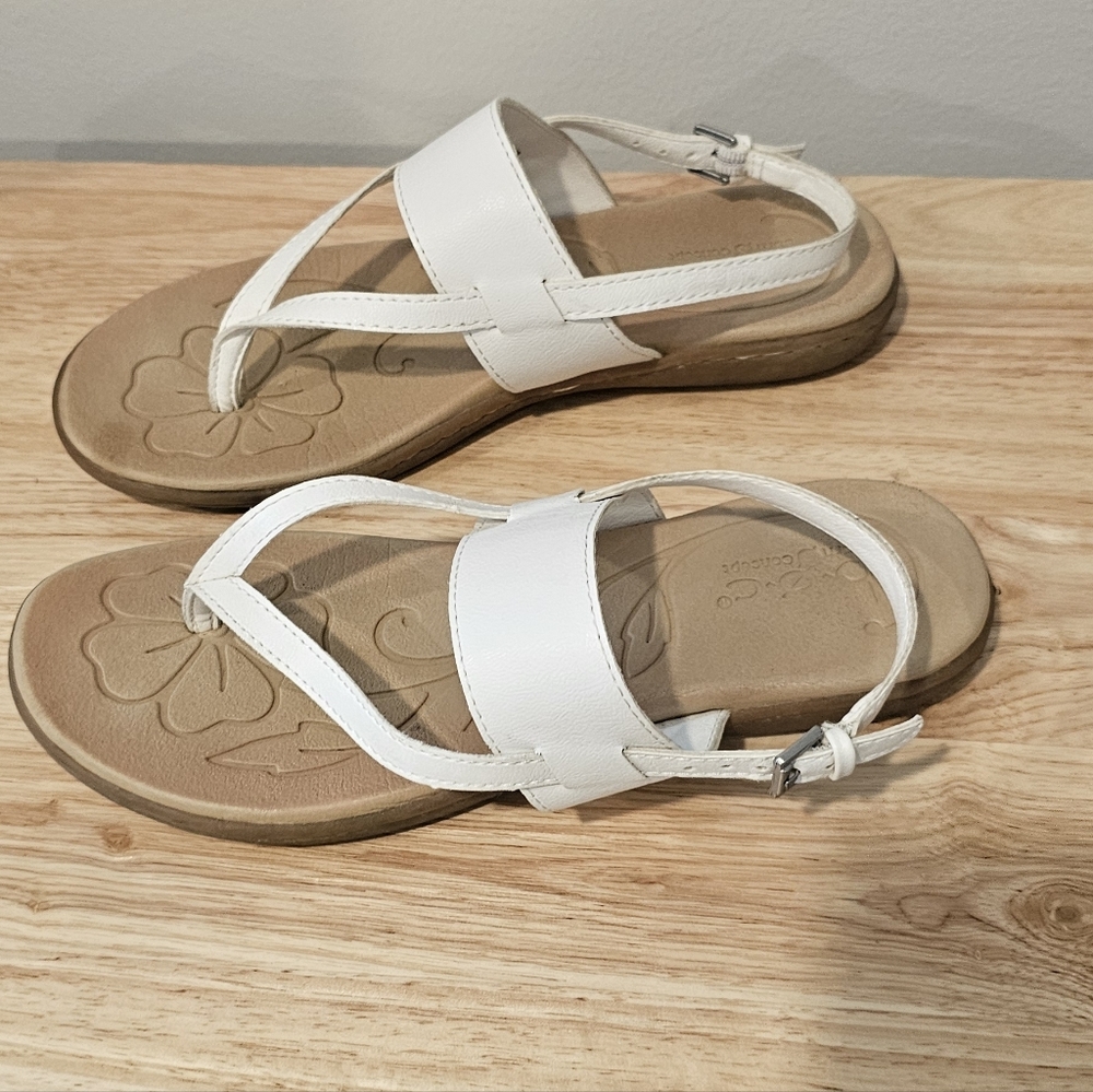 b.o.c Women's White Sandals Size--8 - Picture 7 of 8